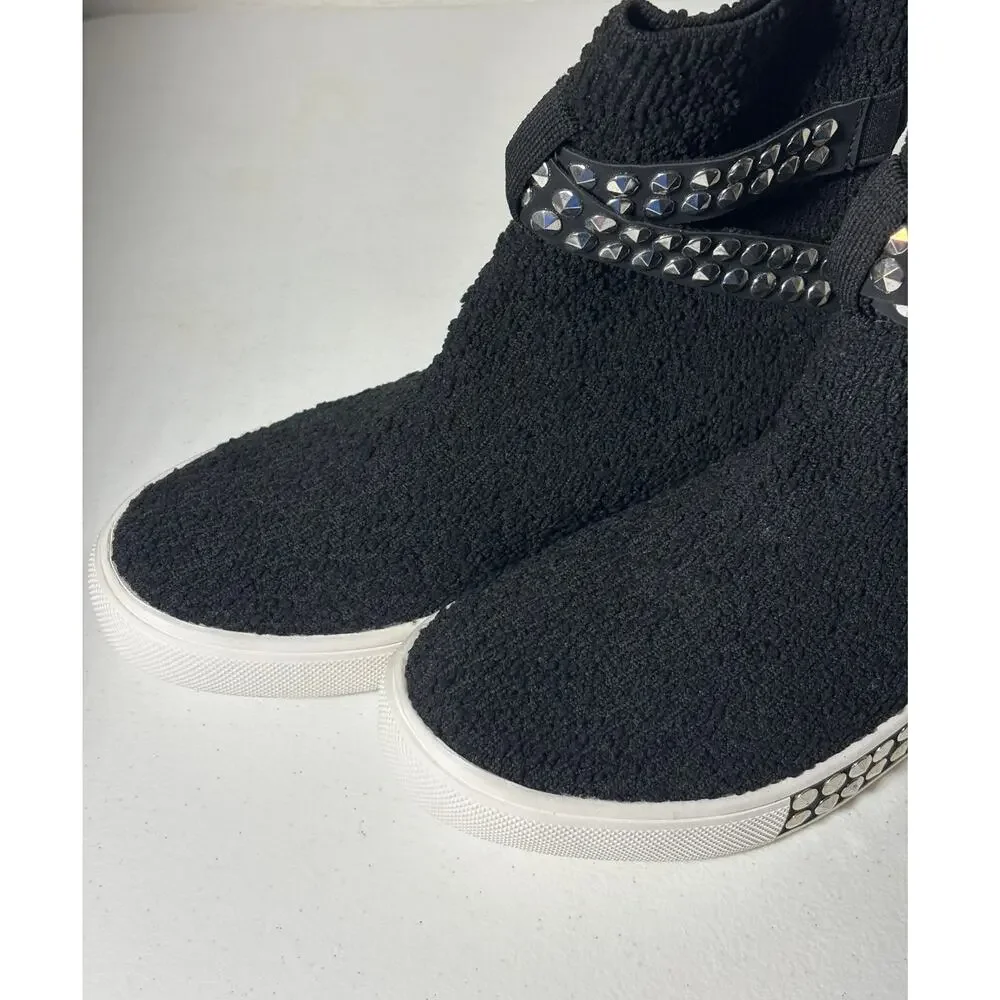 Bernie Mev NWT Girls' Size 4 (EU 35) Pelican Black Ankle Stretch Slip-On Booties